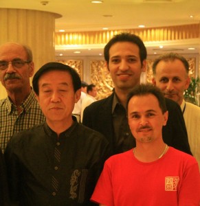 دیدار اعضای تیم ایرانی در مسابقات جهانی 2013 چین با استاد اعظم چن ژنگلی